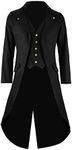 Mens Gothic Tailcoat Tuxedo Jacket 