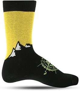 Luther Pike Seattle Funny Socks For men: Funky Mens Dress Socks, Crazy Socks, Fun Socks for April Fool day Gift