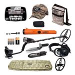 Garrett A.T. Pro Metal Detector with Pro-Pointer A.T. pinpointer - Waterproof & Made in The USA; Includes Carry Bag, Digging Tool, Treasure Pouch and Hat