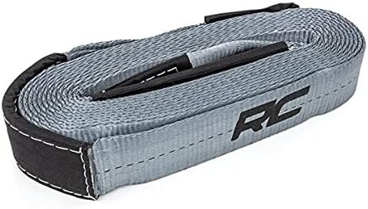 Rough Country Sangle de treuil de 9,1 m | 6,3 cm de Large | Charge nominale : 7,3 kg | RS120