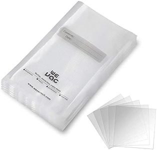 Wevac Food Vacuum Sealer Bags 20x30cm 100 Count Pre-Cut Bag for Food Saver, Seal a Meal, Weston. Commercial Grade, BPA Free, Heavy Duty, Great for Vac Storage, Meal Prep and Sous Vide Cooking