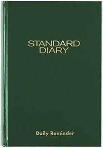 AT-A-GLANCE Standard Diary Undated Daily Reminder, 6 x 8.75 x 1-Inches, Green (SDU389-03)
