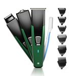 Letsshave 9-in-1 Beard Trimmer Plus for Men | T-Blade, Foil Shaver, Nose & Ear Trimmer | 6 Length Combs | USB-C Charging, 90 Min Runtime, LED Indicator | Skin Safe & Low Noise Grooming | #StyleYourWay