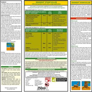 Roundup Stump & Root Killer, 250ml – Weed Control Solution