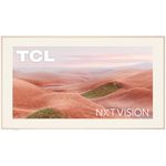 TCL 55” NXTVISION Frame TV 4K QLED, Dolby Vision IQ HDR & Dolby Atmos Smart TV with Google TV, Including Built-in Google Assistant with Voice Remote, Amazon Alexa Compatibility, and Flush Wall Mount