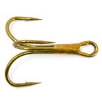 Phoxinus Bronze Treble Hooks - Freshwater and saltwater/sea fishing hooks - Bronzed hooks perfect for lures, spinners and traces. Ideal for pike, perch, trout, bass, mackerel, pollock, zander.