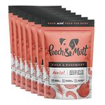 Pooch & Mutt - Meaty Dog Treats (Grain Free), Duck & Rosemary, Pack of 7x120g,Red
