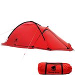 GEERTOP 2 Person Camping Tent 4 Season Waterproof Double Layer Camp Tent for Backpacking Hiking Mountaineering - Easy to Set Up