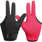 Heat Resistant Gloves for Hair Styling 2 Pieces Professional Curling Wand Glove 3 Finger Barber Glove Hair Dye Heat Protector Glove Reusable Heat Gloves