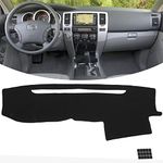 KEYOOG Flannel Dashboard Cover Nonslip Car Dash Board Mat Fit for 2003-2009 Toyota 4Runner Sunshade No-Glare Non-Slip Pad Carpet Sunshield Protector