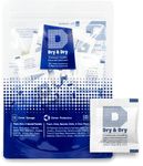 1 Gram Pack of 100 "Dry&Dry" Silica Gel Packets Dehumidifier