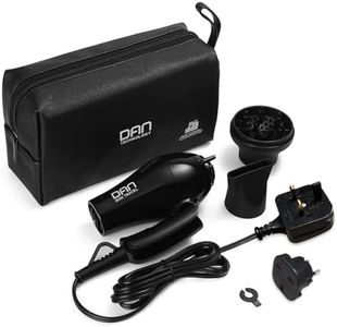 Travel Hair Dryer 1000W Dual Voltage Blow Dryer with Plug Adaptor and Storage Bag Mini Hairdryer with Folding Handle Small Hairdryer with Concentrator & Diffuser Travel Hairdryer Set for Women and Men