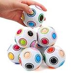 6Pack Magic Rainbow Puzzle Ball Fid