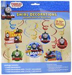 Amscan International 671752 Thomas and Friends Swirl Decoration Kit