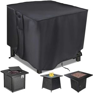 Saking Fire Pit Cover,30 inch Firepit Covers Square Gas Fireplace Fire Pit Table Cover for Propane Fire Pit- 30 X 30 X 25 inch