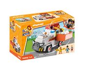 Playmobil DUCK ON CALL 70830 Mobile Operations Centre, With Fire Station and Police Station, Portable Fold-Out Case, Toy for Children Ages 3+