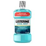 Listerine Antiseptic Mouthwash for Gingivitis and Teeth Plaque - Contains Thymol, Menthol, and Eucalyptol as essential oils - 1.5L, blue