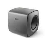 KEF KC62 Uni-Core Force-Cancelling Compact Subwoofer, Titanium (1000W)