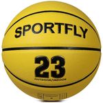 Sportfly Glow in The Dark Basketball, Glowing PU Leather Basketball, Luminous Training Basketball Size 7 Gift for Men, Women Indoor-Outdoor Night Game Basketball