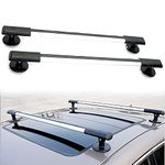 Car Roof Rack, Magnetic Fixed Cross Bar Roof Rail Racks, Quick Fit Heavy-duty Roof Bars, Universal Detachable Travel Rack, Length Adjustable, Single Cross Bar> 100Kg,98-113cm