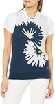 Callaway C22119201 Women's Quick Dry Crew Neck Knit Vest (Flower Jacquard Pattern, Coolmax) / Golf Sweater, 1120_navy, L