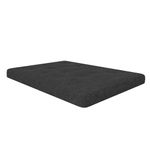 DHP Trule 6-Inch Spring Coil Futon Mattress, Polyester Linen, Full, Dark Gray