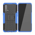 PrimeLike Shockproof Hybrid Military Grade Armor Heavy Duty Dazzle Case with Stand Double Protective Back Cover for OnePlus Nord Core Edition 5G / EB2101, EB2103 - Blue