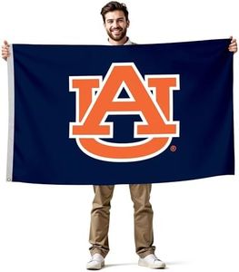 Auburn Tigers 3' x 5' College Sports Printed Flag - NCAA Licensed - Nylon - School Banner (Blue)