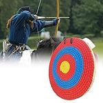 LHSM Straw Target Round Archery Target 50 cm Target Straw Archery Target Handmade Bow Target Bow Target Handmade Target Shooting Coloured Rope Target for Shooting Practice