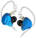 KZ ZSN PRO X Wired Earbuds, in-Ear Monitor with Dual Driver Clear Sound and Ergonomic Custom-Fit Ear Tips(S/M/L), Bass Ear Buds, 3.5mm Jack for Phones Computer Laptop, 2Pin IEM Cable(Blue Without Mic)