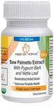 Saw Palmetto with Pygeum Bark and Nettle Leaf - 500mg - 60 Vegan Capsules - Prostate Health