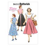 Butterick Patterns B6212E50 Misses Dress, E5 (14-16-18-20-22)