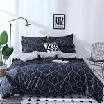 Loussiesd Double Duvet Cover Gray B