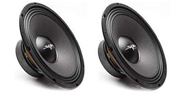 (2) Skar Audio FSX10-8 400-Watt 10-Inch 8 Ohm MID-Range Loudspeakers - 2 Speakers