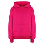 A2Z 4 Kids Girls Boys Sweat Shirt Tops Casual Plain Pullover Sweatshirt - Plain Sweat Hoodie Pink 7-8