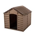 Starplast Mocha / Brown Large Dog House/Kennel