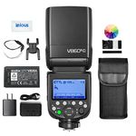 Godox V860III-C Flash for Canon, TTL 2.4G Wireless Camera Flash Speedlite, 1/8000s HSS, 7.2V/2600mAh Li-ion Battery, 10 Levels LED Modeling Lamp