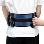 [LOSCHEN] Gait Belts Transfer Belts with 6 Handles Belt, Mobility Aid for Injuries with Limited Mobility, Obese People, Hospitals & Home Care(Dark Blue)