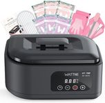 Wattne Paraffin Wax Machine for Hands & Feet – Paraffin Wax Warmer Moisturizing Kit with Auto-Timer & Precision Temperature Control, Paraffin Wax Bath for Arthritis, Dry Skin Care, Home Spa-Black