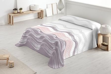 Degrees home - Paraiso - Colcha Cama 90 - Colcha bouti Cama - Primavera, Verano - 180x260 - Maquillaje