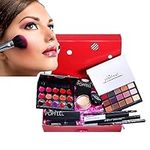 AFGSsm Make up set teenage girl, Makeup set girl teenager, Professional All-In-One make-up sets with cosmetic bag Include Eyeshadow Palette Lipstick Blush Foundation Concealer etc(8PCS)