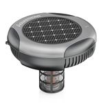 AQUASTRONG Solar Pool Ionizer with 250g Copper Anode for Above & Inground Pools up to 25,000 Gal, Solar-Powered Design Uses up to 90% Less Chlorine, Works in Fresh & Salt Water Pools, Spas & Hot Tubs
