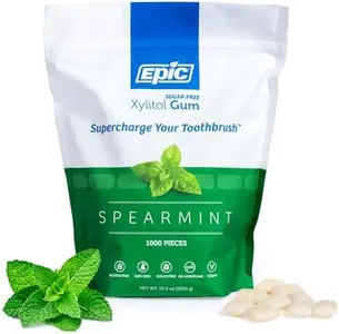 Epic Gum - Aspartame Free 100% Xylitol - Chewing Gum Sugar Free Gum - Spearmint Flavored, 1000 Pieces (Pack of 1)