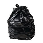 JANTEX 100 x Extra Heavy Duty Compactor Bin Bags Black (Pack of 100) - Heavy Duty General Waste Recycled 120Litre 20kg Refuse Sacks Bin Liners Bin Bags