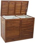 The Original Spa Double Teak Laundry or Storage Hamper