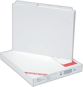 Avery Copier Tab Binder Dividers, 5 White Tabs, Unpunched, 30 Sets (20405)