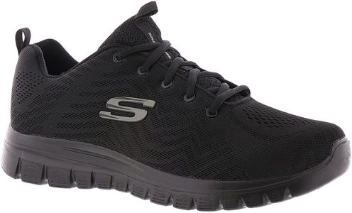 Skechers Women’s Graceful Sneaker, Black – Size 5 UK