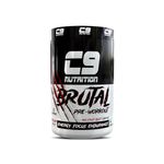 C9 Nutrition Brutal Pre Workout Best|Caffeine 200mg|L Arginine 2000mg|L Citrulline 1500mg|L Taurine 1500mg|Energy Focus Endurance|Energy Drink Supplements for Men & Women (450gm, 52 Serving) (Mix Fruit Blast)