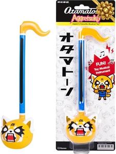 Otamatone Special Edition Sanrio (Aggretsuko - Rage) - Fun Electronic Musical Toy Synthesizer Instrument by Maywa Denki (Official Licensed) [Includes Song Sheet and English Instructions]