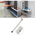 Table Leg Stainless Steel Folding Table Leg Wall Hanging Dining Table Support Leg Adjustable Height Table Leg DIY Furniture Table Leg Camping Car Table Leg, Protective Foot Adjustmen(Size:70cm/27.5in)